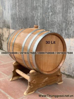 Thùng gỗ sồi