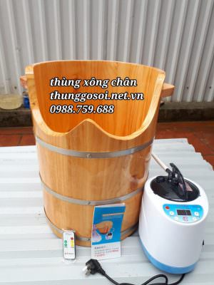 Thùng gỗ ngâm chân
