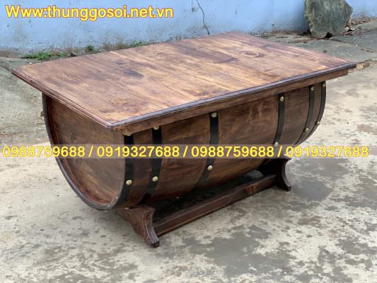 thùng rượu gỗ bổ nửa thùng rượu gỗ bổ nửa