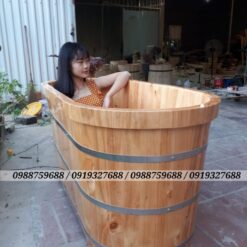 bán bồn tắm gỗ