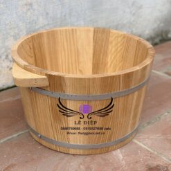 chậu gỗ ngâm chân