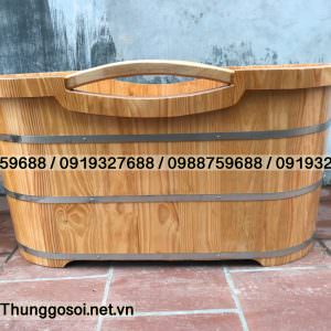 Bồn tắm gỗ thông nhập khẩu