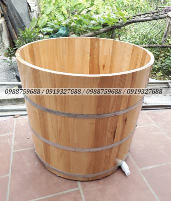 bồn tắm gỗ sồi