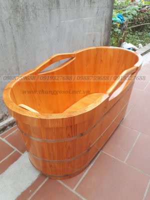bồn tắm gỗ