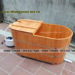 bồn tắm gỗ xông hơi