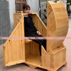 thùng gỗ xông hơi