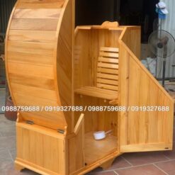 thùng gỗ xông hơi