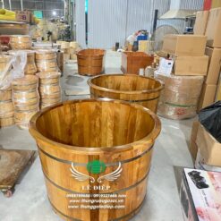 thùng tắm bằng gỗ