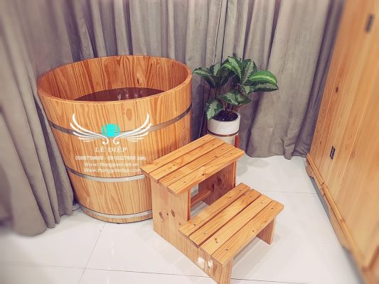 tắm gỗ spa