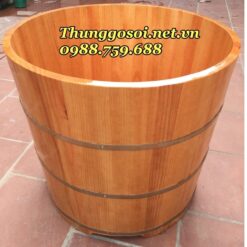thùng tắm gỗ
