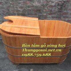 thùng tắm xông hơi, bồn tắm gỗ