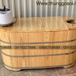 thùng xông hơi gỗ pơ mu