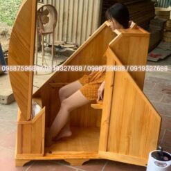tủ gỗ xông hơi