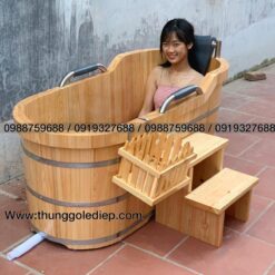 bồn tắm gỗ cao cấp
