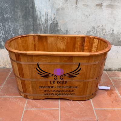 bồn tắm gỗ pơ mu