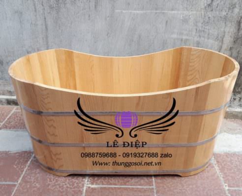 bồn tắm gỗ sồi