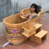 bồn tắm gỗ