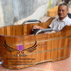 bán bồn tắm gỗ ở hải dương