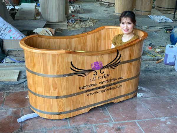bán bồn tắm gỗ