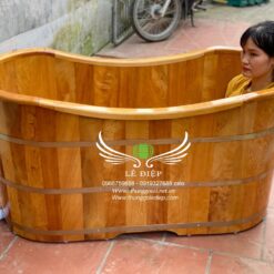 thùng tắm gỗ pơ mu