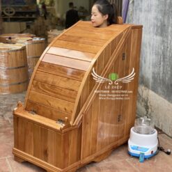 thùng gỗ xông hơi