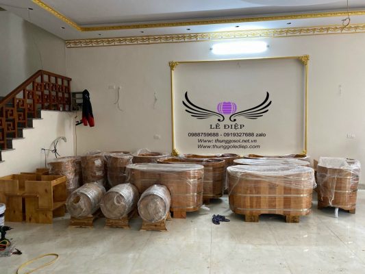 bán bồn tắm gỗ