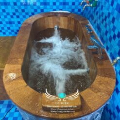 thùng gỗ sục massage