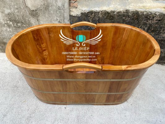 thùng tắm gỗ pơ mu