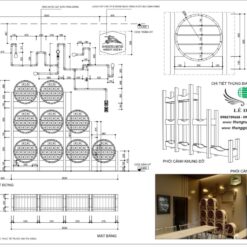bản thiết kế kệ đựng rượu