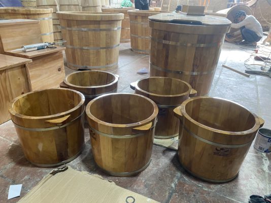 bán chậu gỗ ngâm chân