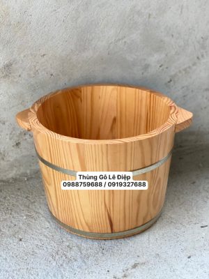 chậu gỗ ngâm chân giá rẻ
