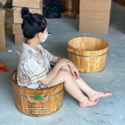 Chậu gỗ ngâm mông - Chậu gỗ ngâm phụ khoa cao cấp