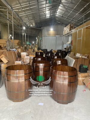 bồn tắm gỗ hương sen