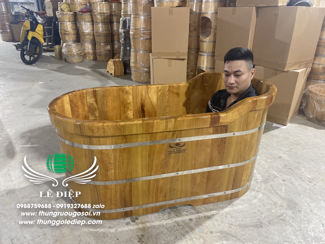 bon-tam-go-po-mu bồn tắm gỗ pơ mu