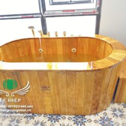 thùng tắm gỗ pơ mu