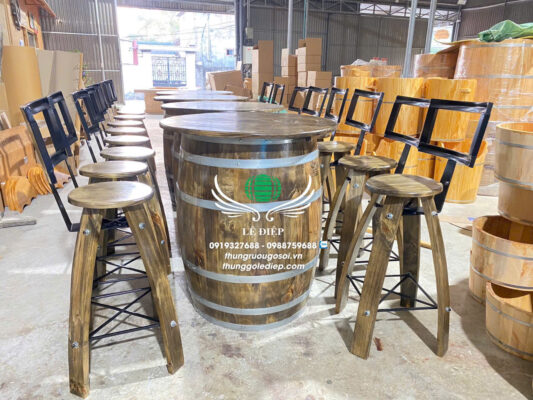 Bàn ghế quán bar