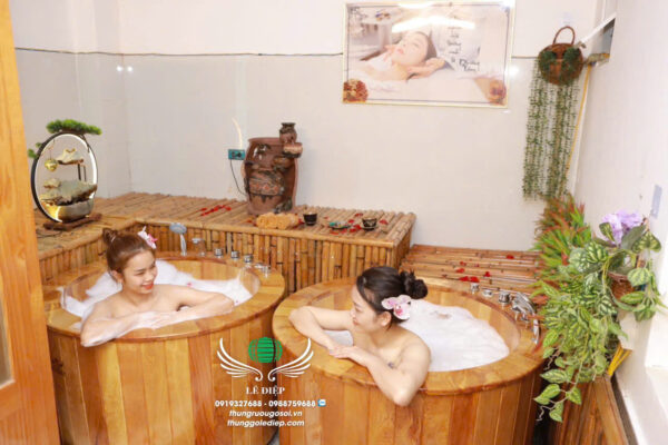 Bồn tắm gỗ sục massage Hưng Yên