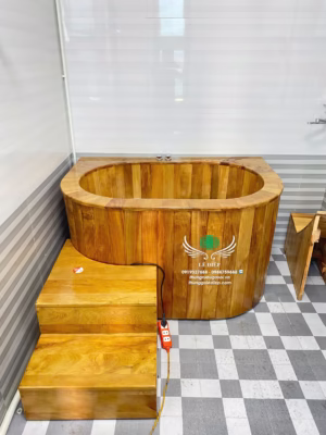 bồn tắm gỗ sục massage Thái Bình