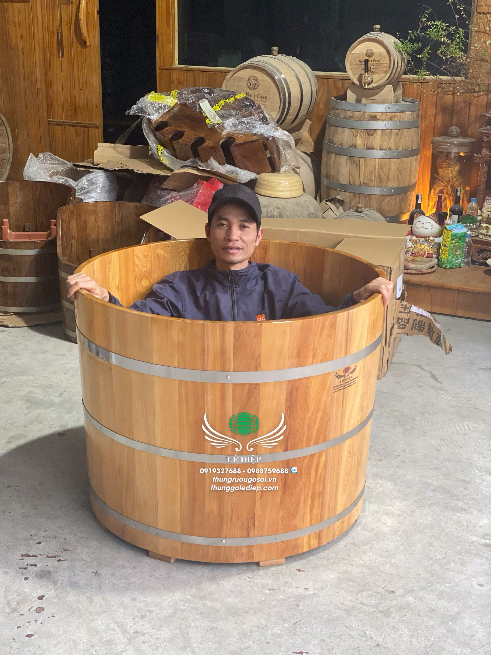 bon-tam-go-po-mu bồn tắm gỗ pơ mu