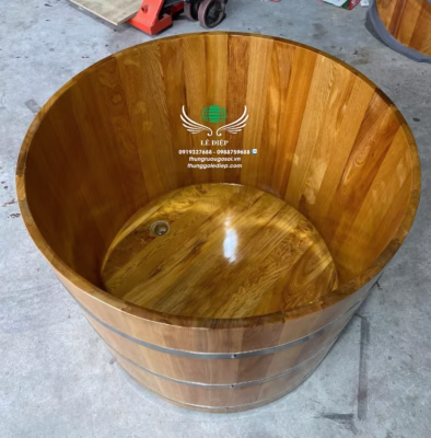 thùng tắm gỗ dành cho 1 người